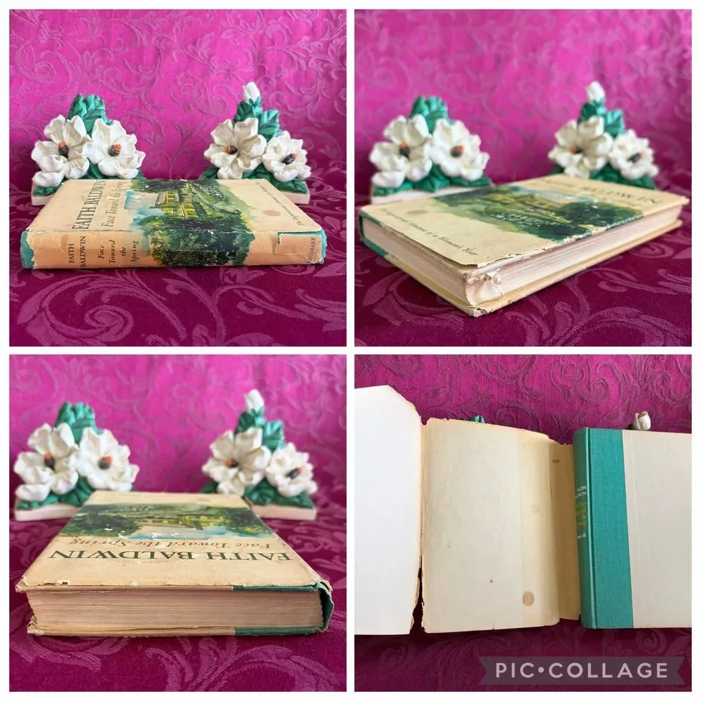 1956 Face Toward the Spring by Faith Baldwin, Vintage Book, Rinehart & Company